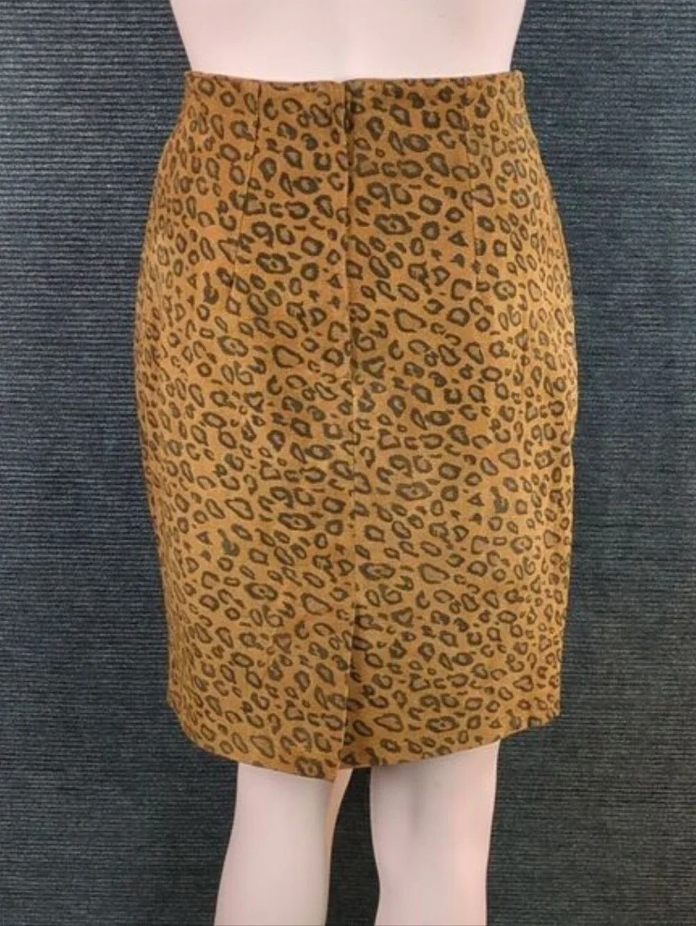The Limited Vintage! Leopard Print Suede Pencil Skirt